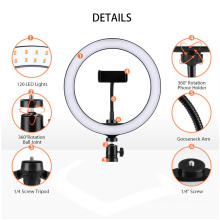 Folding design self-timer beauty mobile phone led ring fill light